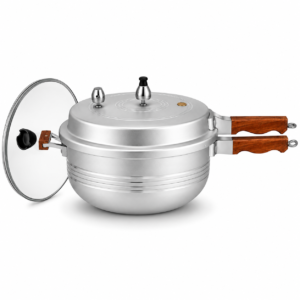 WoodHandle Wok Pressure Cooker
