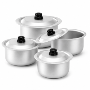 8 pieces Anodized Casserole set